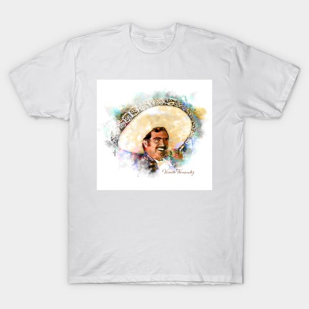 Vicente Fernandez the charismatic T-Shirt by Sauher